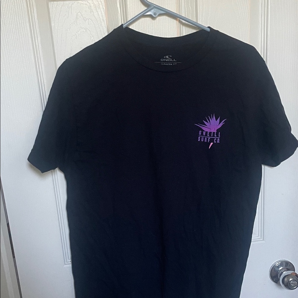 O'Neill Black Tee with Purple Graphic